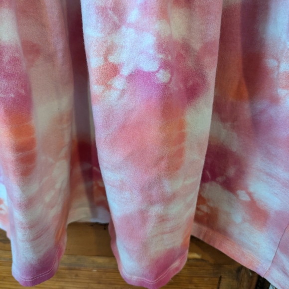 Falls Creek Pink and White Casual Sundress with Sequined Heart - Picture 3 of 9